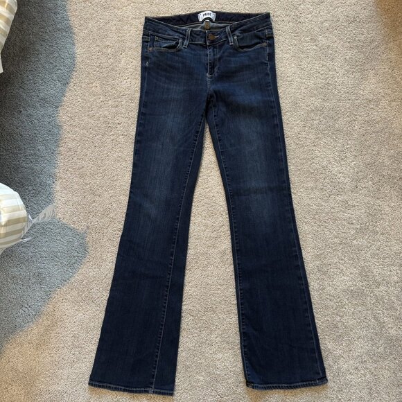 Paige Denim Skyline Boot Dark Wash Mid Rise Waist size 28 - Picture 1 of 7